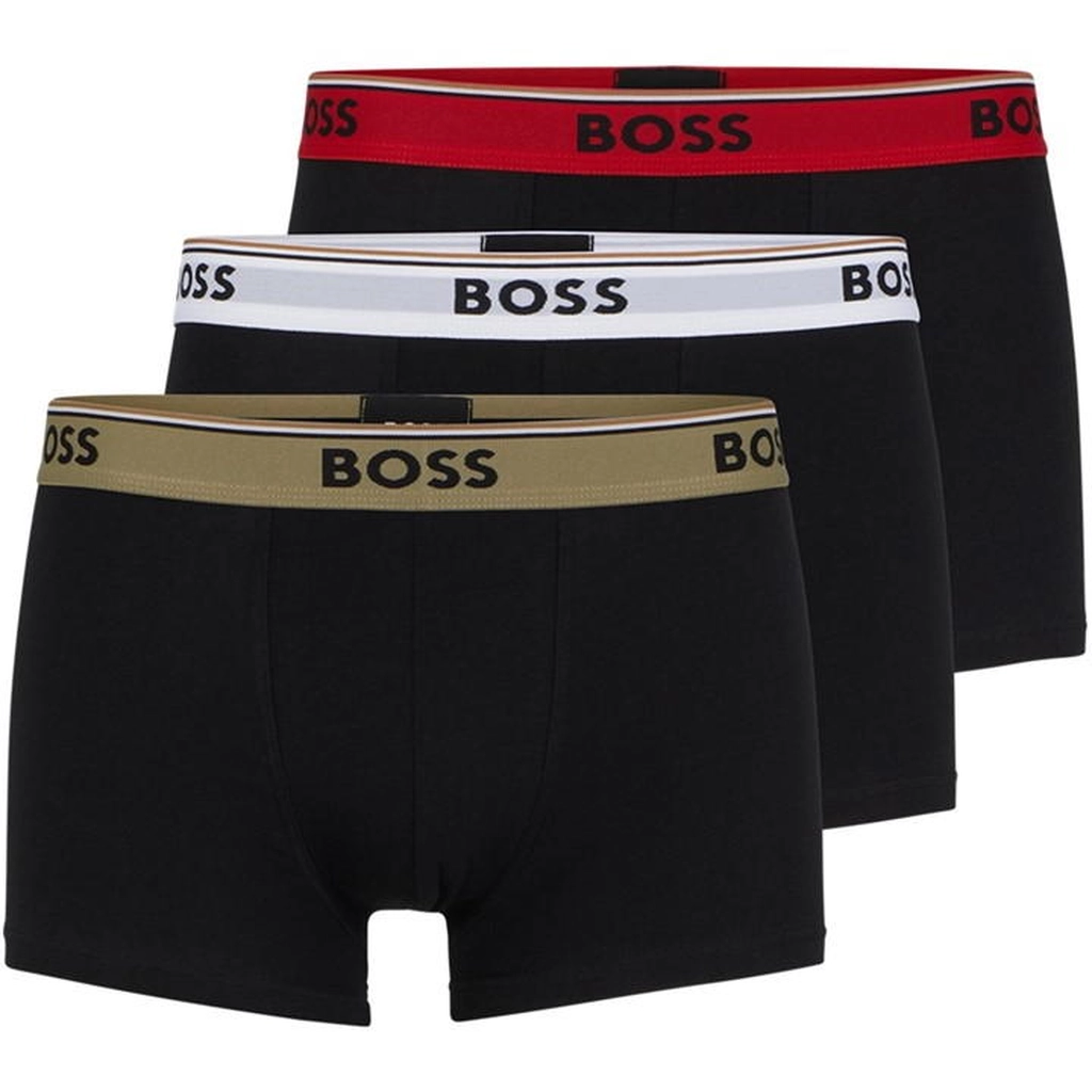 Hugo Bodywear 3 Pack Power Boxer Shorts - Black